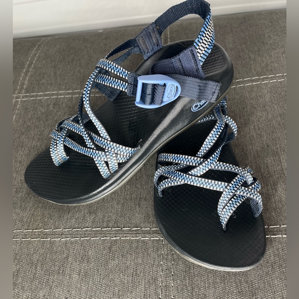 Chaco Womens Sport Sandals Sz 9 Blue Straps